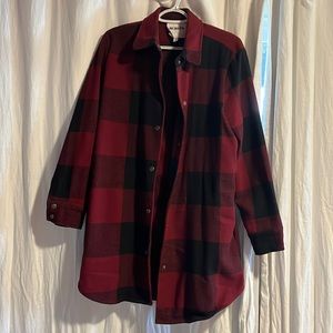 BB Dakota red plaid jacket